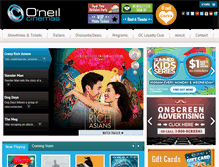 Tablet Screenshot of oneilcinemas.com